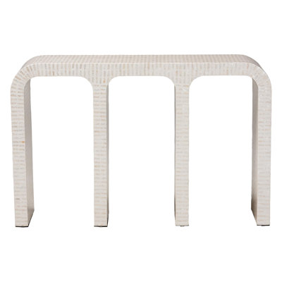 Chalina Capiz Shell Console Table