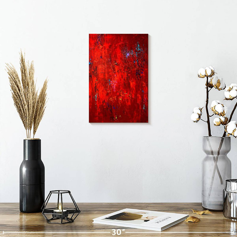 Avery Red I, 12" H x 8" W