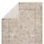 Tapis floral beige en polyester tissé à la machine Floral-1166576680