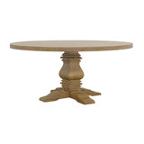 Melida Round Solid Wood Dining Table
