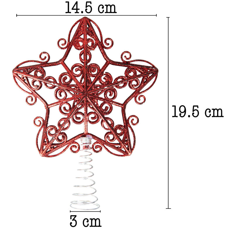 PVC Holiday Shaped Ornament, Red