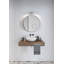 1-Light LED Brushed Steel Armed Sconce-747781583-747789167