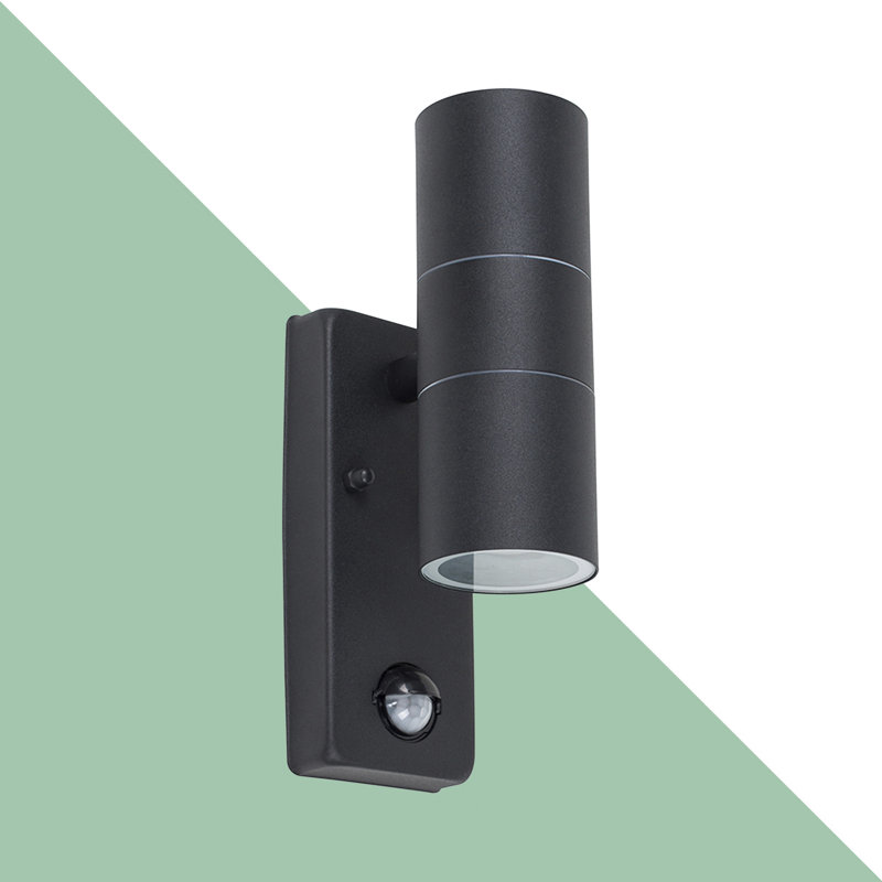Baze 2 - Bulb Outdoor Armed Sconce, Metallic, No Bulb