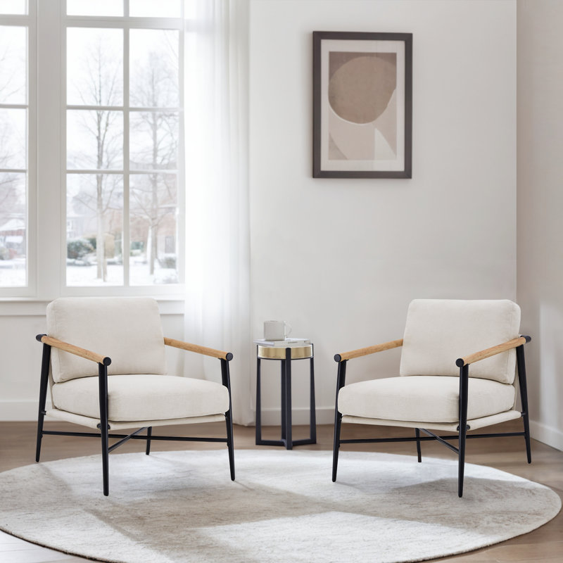 Fauteuil Bleechington, Beige