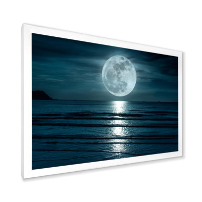 " Super Moon Over The Sea I "