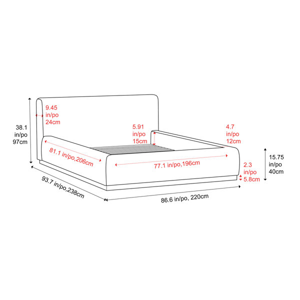 Dimensions du produit