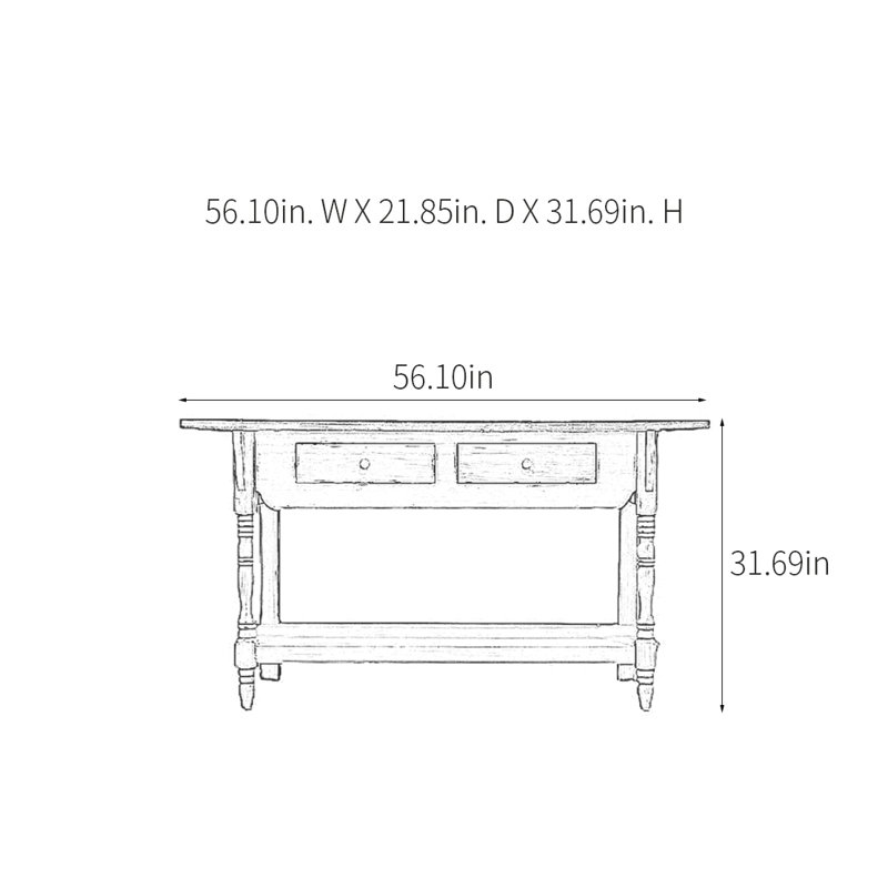 Console multifonctionnelle de style rétro rétro