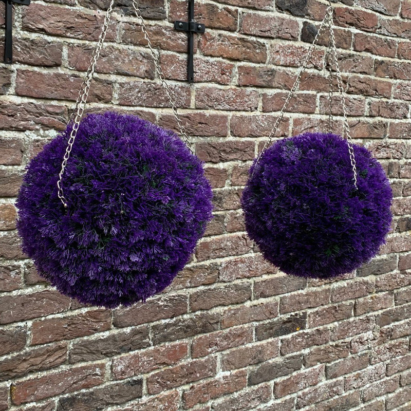26cm Faux Flowering Topiary