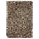 Cyrah Handmade Shag Abstract Black/Brown/Cream Area Rug