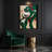 Abstract Figurative 78 Green Canvas Wall Art-1602736498