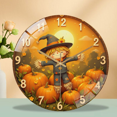 Horloge murale en verre 12 po