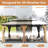 12'X20' Hardtop Gazebo, Outdoor Cedar Wood Frame Canopy With Galvanized Steel Double Roof, Outdoor Permanent Metal Pavilion With Curtains And Netting For Patio, Backyard And Lawn