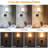 Battery Operated Wall Sconce Set Of 2,White-589346829
