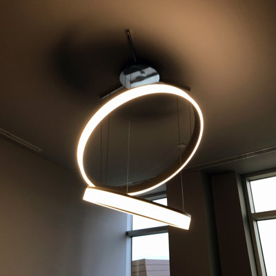 Ahsha 2 - Light LED Tiered Chandelier