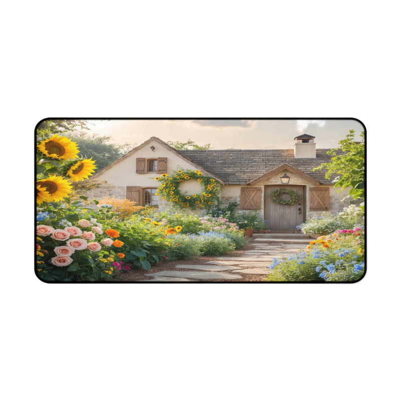 Polyester Desk Pad, 14.4x12.1
