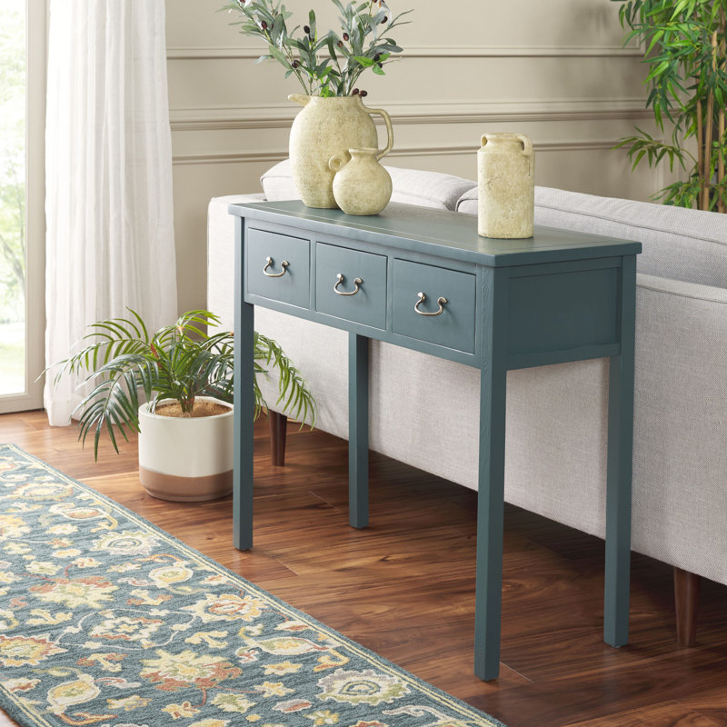 Vinea 39.4'' Console Table, Teal