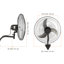 Stellweilan Tessberg 26.4 Wall Mount Fan Fan