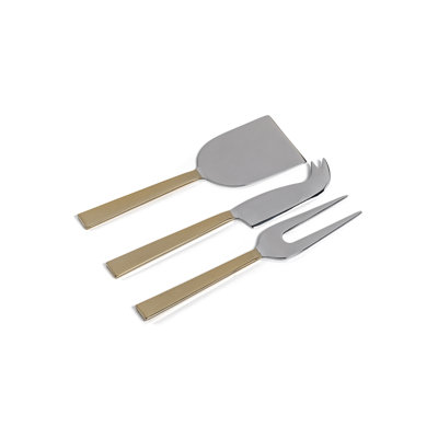 Latis Two-Tone Stainless Steel Cheese Serving Set