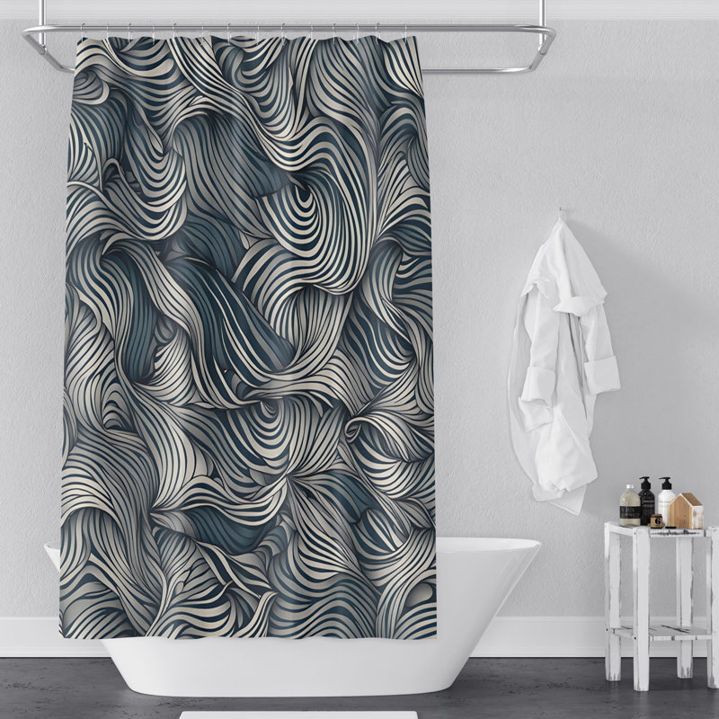 Rideau de douche Emilyann, H 72 po x l 70 po