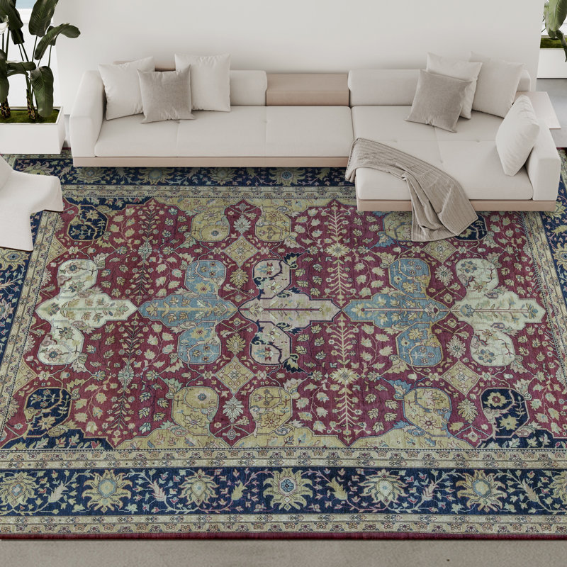 Sultanabad Hand Woven Wool Oriental Area Rug