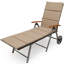 Chaise longue inclinable avec coussin