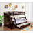 Transitional Style Twin Over Full Bunk Bed