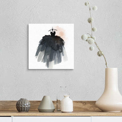 Reproduction d’art sur toile, "Little Black Dress III" par Isabelle Z