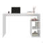 Bureau Benson, 3 tablettes, blanc