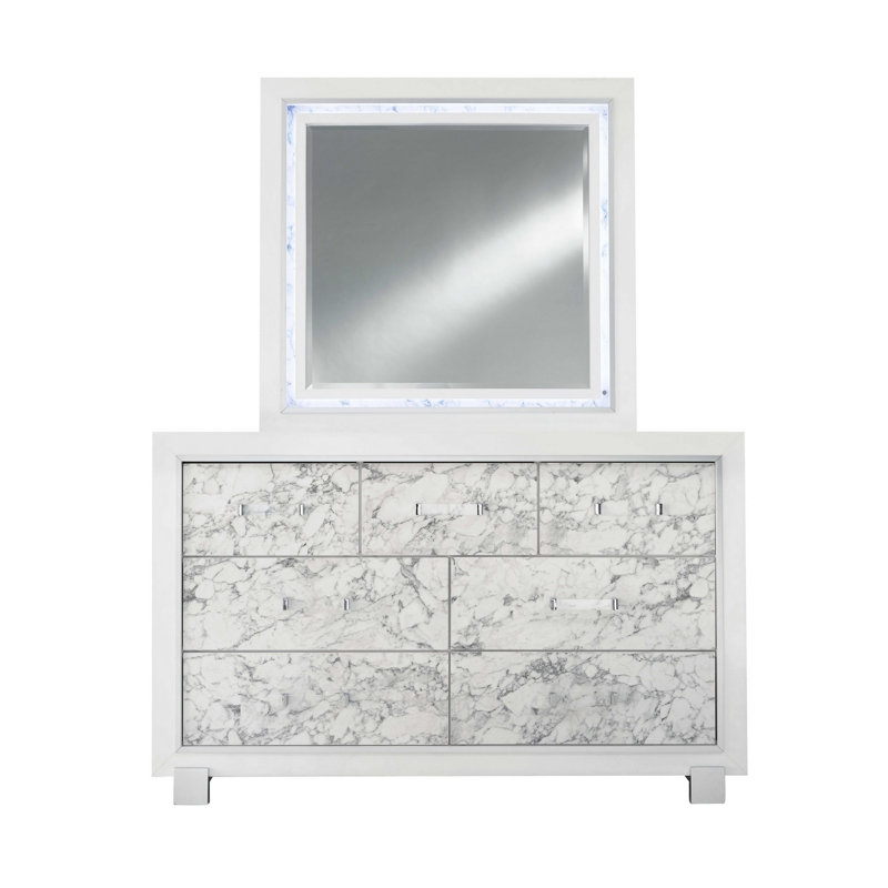 Miroir de commode Kishun