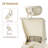Foldable Office Chair, Ergonomic Mesh Task Chair with Recline Function, Home Office Chair with 2D Headrest , 4D Armrest and Footrest, Adjustable Height & Lumbar Support-580457737
