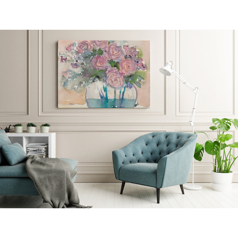 " Something Floral VI ", 16" H x 20" W x 1.5" D