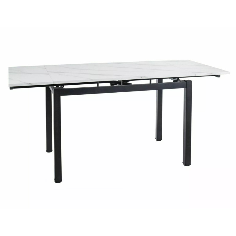 Charnika Metal Base Dining Table, 75cmH x 110cmL x 74cmW