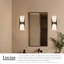 Éclairage pour meuble-lavabo 2 lumières Lucian-77452327