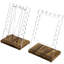 Modern Wood Necklace Holder Jewellery Stand
