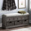 Banc de rangement avec tiroirs Gokey-1822290042