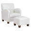 Fauteuil club avec repose-pieds 29,25 po Genest-465502128