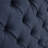 Navy Upholstered Headboard For Queen Bed, Button With Double Nailhead Accents, Adjustable Height Metal Legs Transitional Tufting, Trim, Black Height,-1538669346