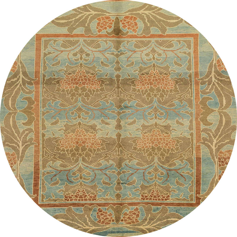 Tapis abstrait moderne 1674, Rond 4 pi