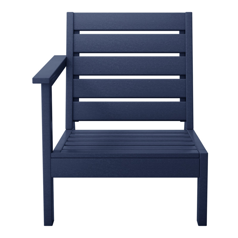 Deep Seating Right Arm Chair, Navy