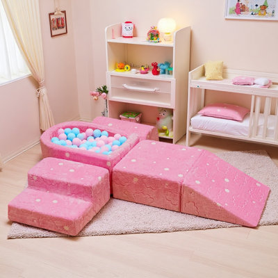 Canapé de jeu modulaire détachable, canapé de plancher pour le salon, canapé convertible en mousse et coussin de plancher, sièges de salle de jeux créatifs