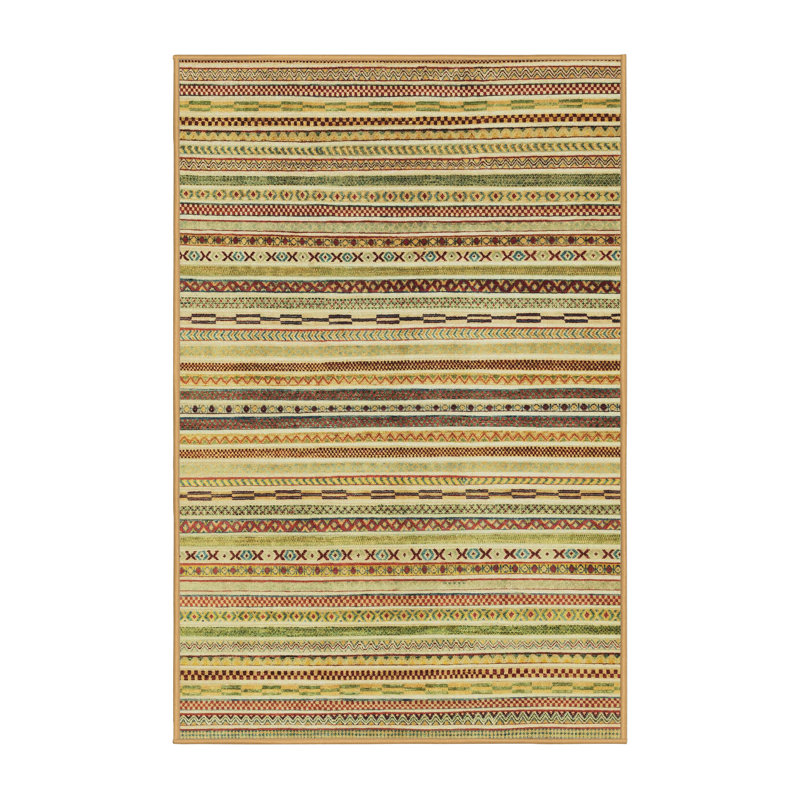 Abstract Indoor Rug, Rectangle 5' x 8'