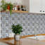 12'' W x 12'' L Vinyl Peel and Stick Mosaic Tile-98665868