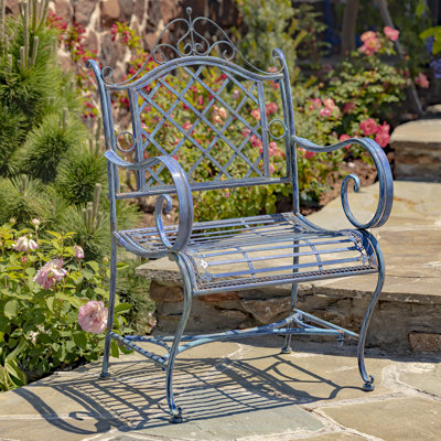 Stephania Outdoor Metal Arm Chair