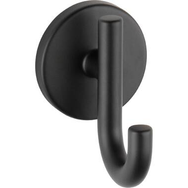 Moen Genta LX Matte Black Modern Wall Mount Pivoting Toilet Paper Holder,  Modern Toilet Roll Holder for Bathroom, BH3808BL