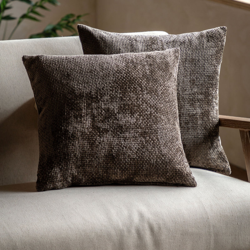 Square Cushion, Brown
