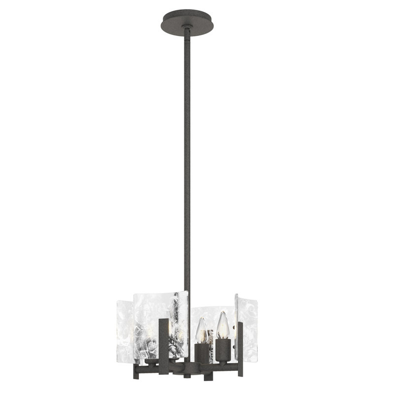 Arc 4 - Light Unique Classic Chandelier, Natural Iron