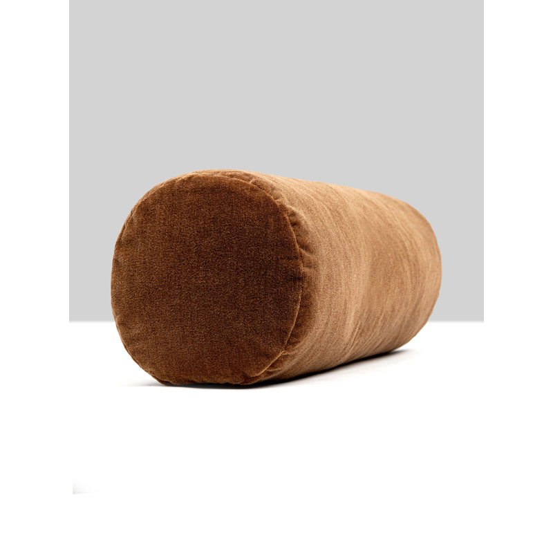 TUDOR VELVET PILLOW, Walnut