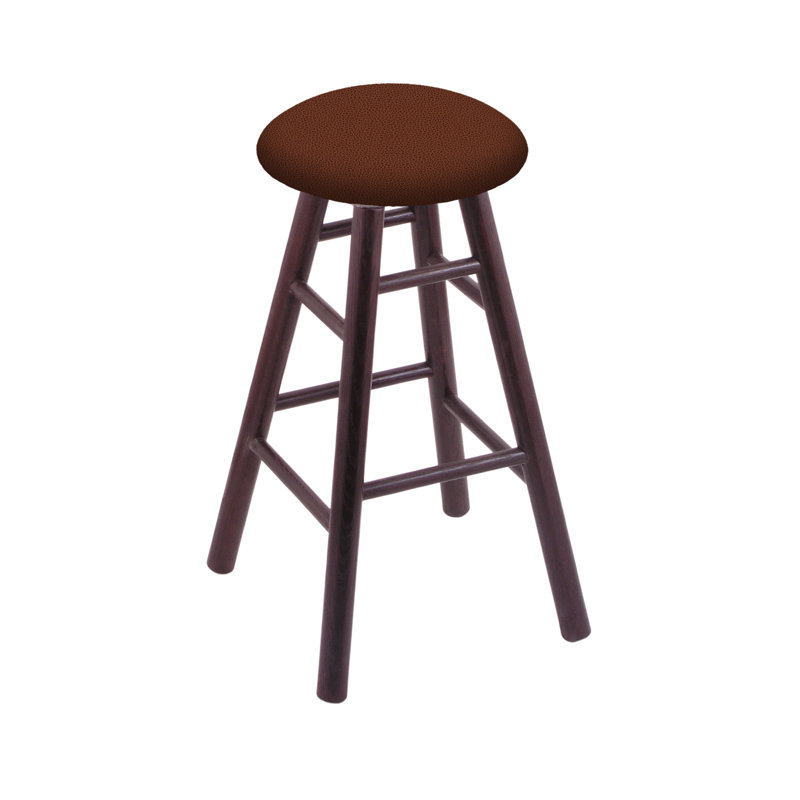 Swivel 36" Extra Tall Stool, Rein Adobe, Dark Cherry Oak