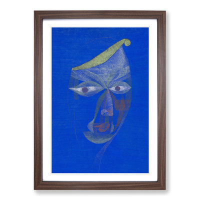 Portrait of an Oriental by Paul Klee - Framed Print