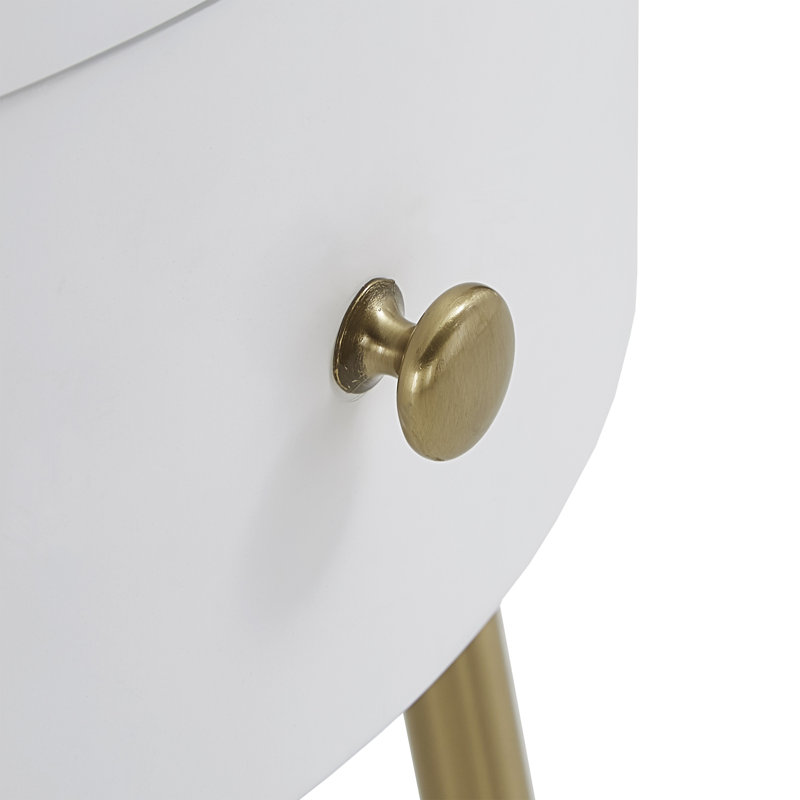 Table de bout avec rangement Burkholder